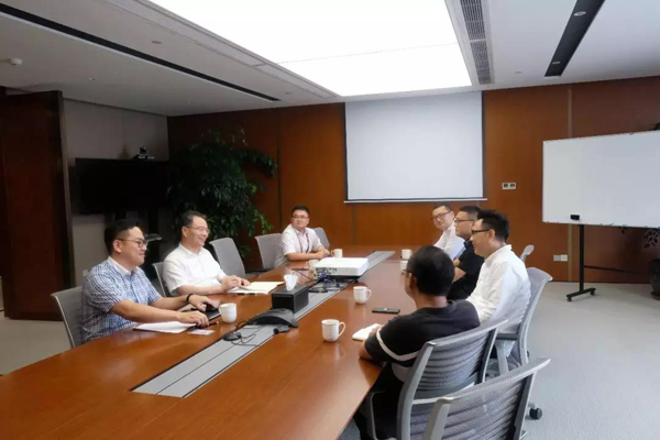 安能总裁秦兴华与传化集团董事长徐冠巨洽谈全面深入合作